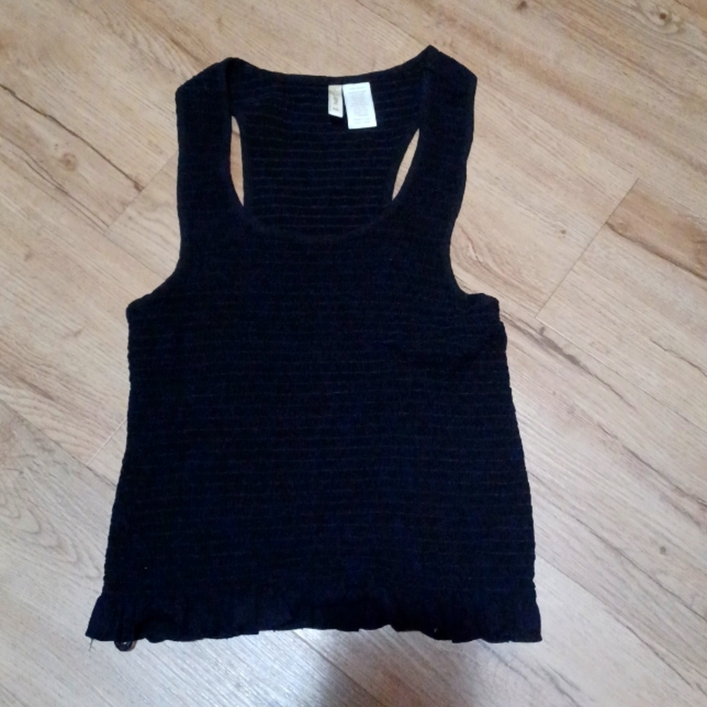 Black crop top